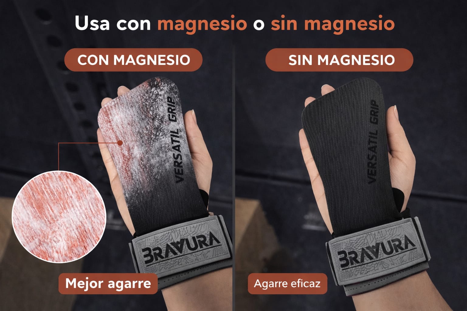 Calleras Versatil Grip Negro/ Gris - Imagen 5