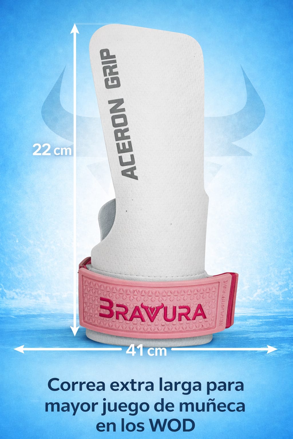 Calleras Aceron Grip Blanco/ Rosa - Imagen 8